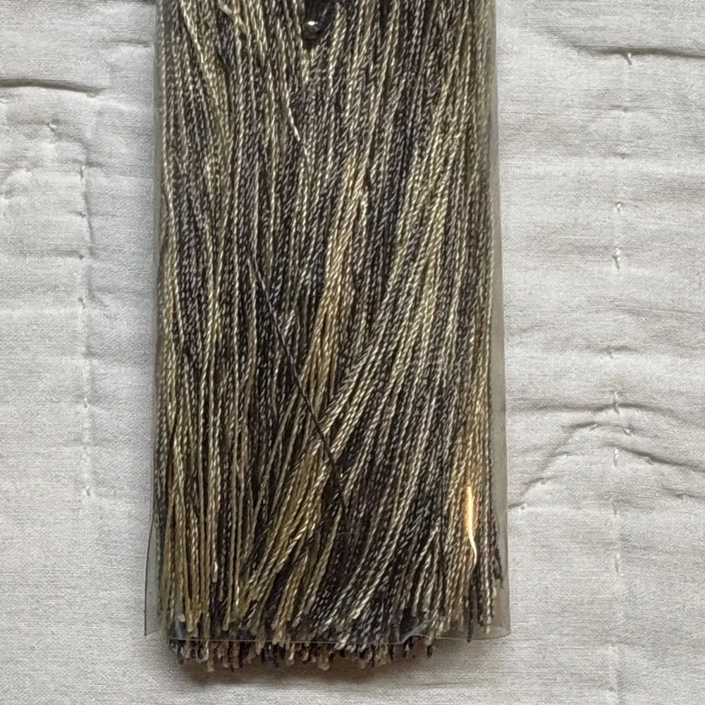 Signature Collection Elegant Silver & Cream Tassel Curtain Tiebacks Set of 4 NWT